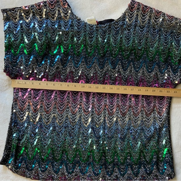 Rhoda Lee Sequined Top size 28 - Picture 5 of 5